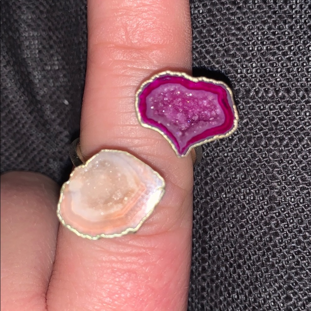 Geode Wrap Ring